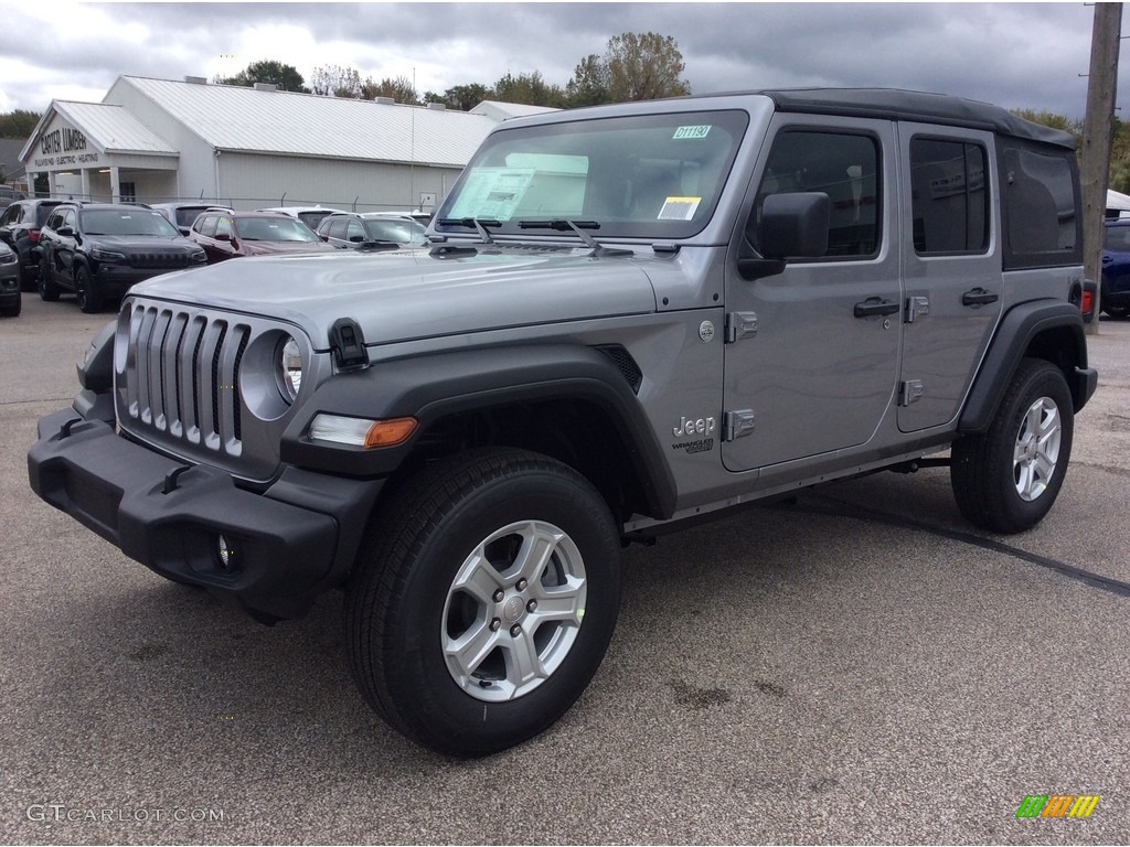 Billet Silver Metallic 2020 Jeep Wrangler Unlimited Sport 4x4 Exterior Photo #135698472
