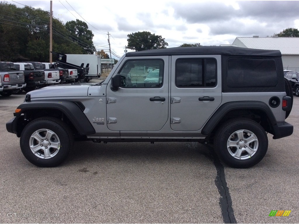 Billet Silver Metallic 2020 Jeep Wrangler Unlimited Sport 4x4 Exterior Photo #135698499
