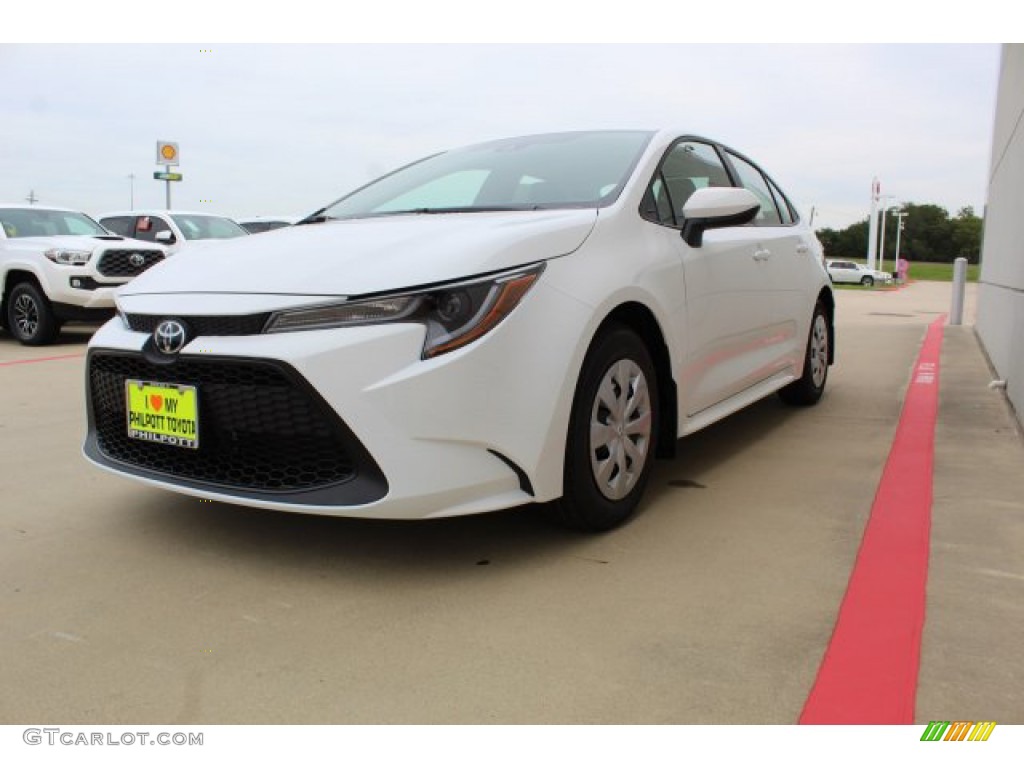 2020 Corolla L - Super White / Light Gray photo #4