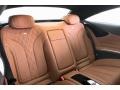 2019 Mercedes-Benz S designo Saddle Brown/Black Interior Rear Seat Photo