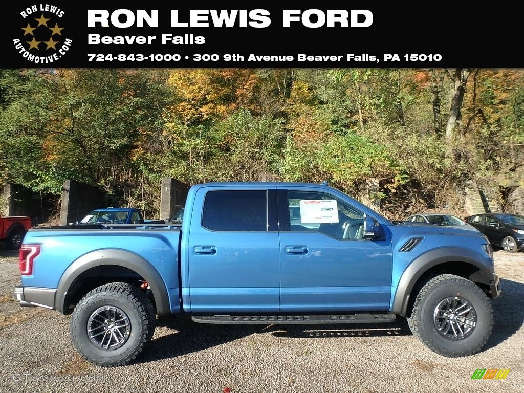 2020 F150 SVT Raptor SuperCrew 4x4 - Ford Performance Blue / Raptor Black photo #1