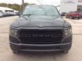 2020 Diamond Black Crystal Pearl Ram 1500 Big Horn Night Edition Crew Cab 4x4  photo #4