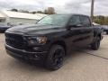 2020 Diamond Black Crystal Pearl Ram 1500 Big Horn Night Edition Crew Cab 4x4  photo #5