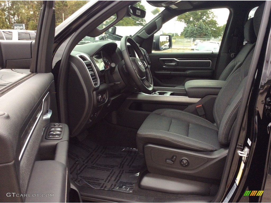 Black Interior 2020 Ram 1500 Big Horn Night Edition Crew Cab 4x4 Photo #135699831