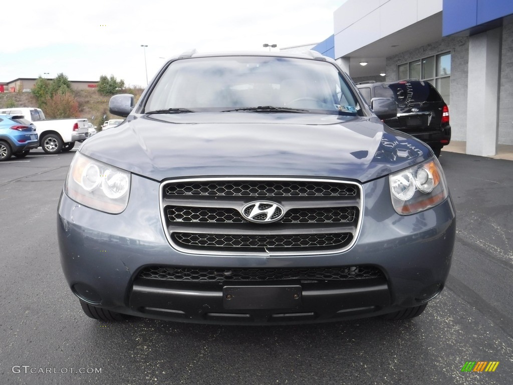 2007 Santa Fe GLS 4WD - Slate Blue / Gray photo #4