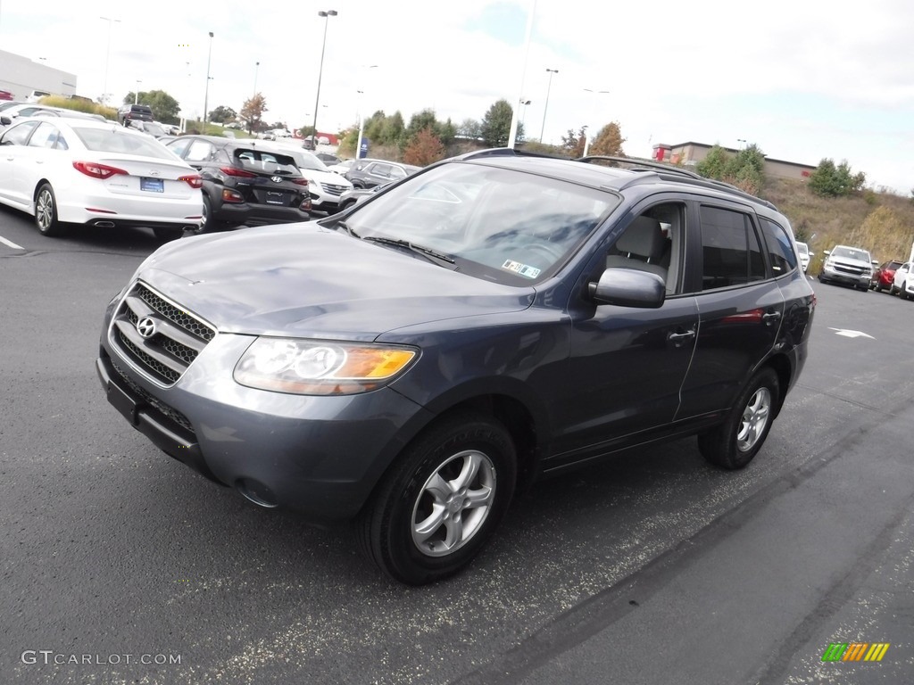 2007 Santa Fe GLS 4WD - Slate Blue / Gray photo #5