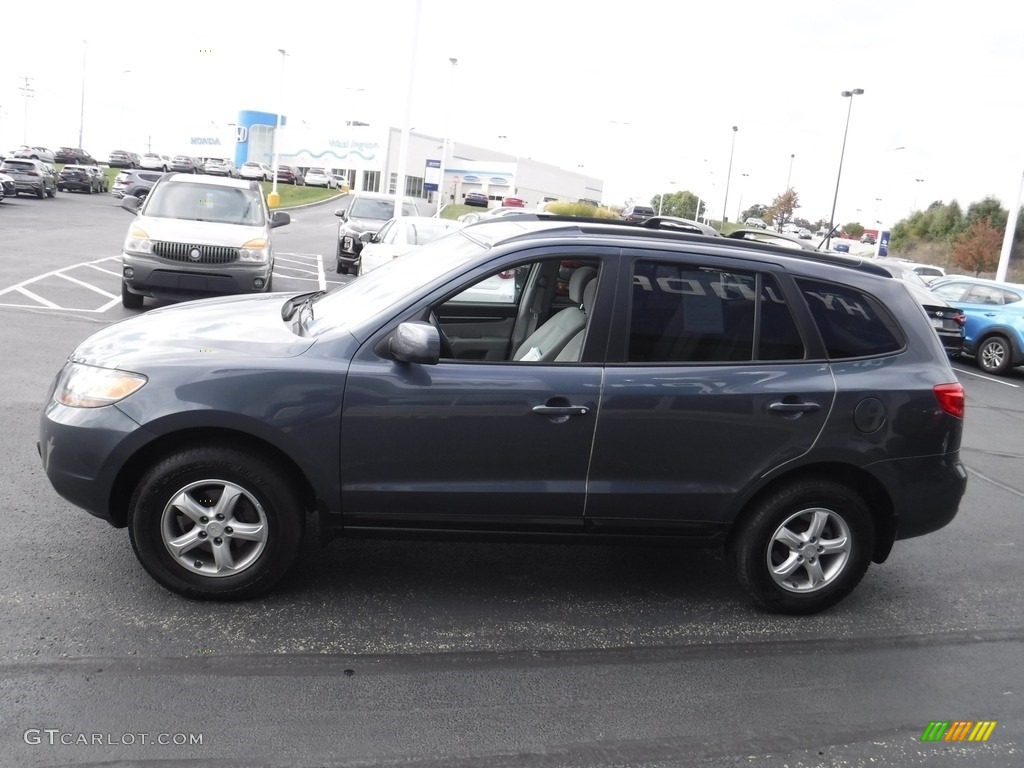 2007 Santa Fe GLS 4WD - Slate Blue / Gray photo #6