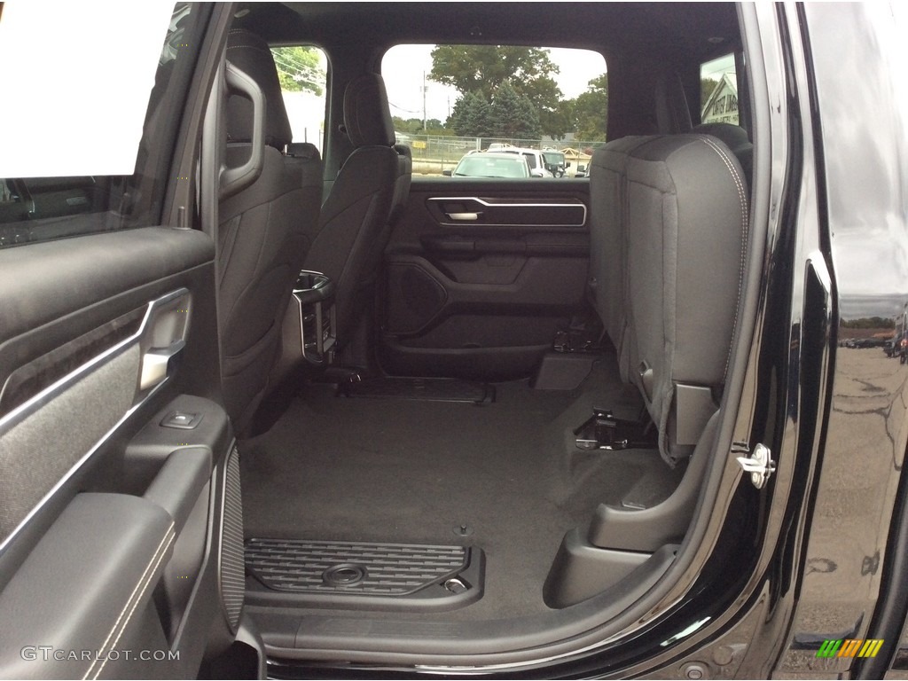 Black Interior 2020 Ram 1500 Big Horn Night Edition Crew Cab 4x4 Photo #135700002