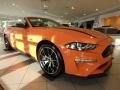 Twister Orange 2020 Ford Mustang EcoBoost High Performance Package Convertible Exterior