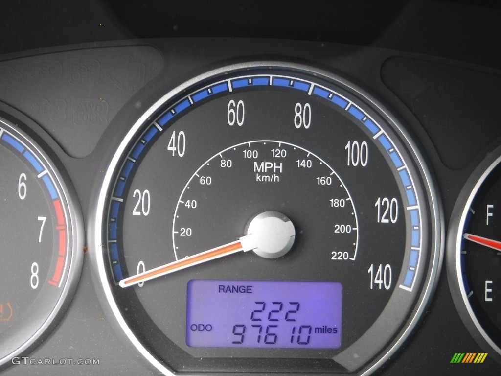 2007 Santa Fe GLS 4WD - Slate Blue / Gray photo #27