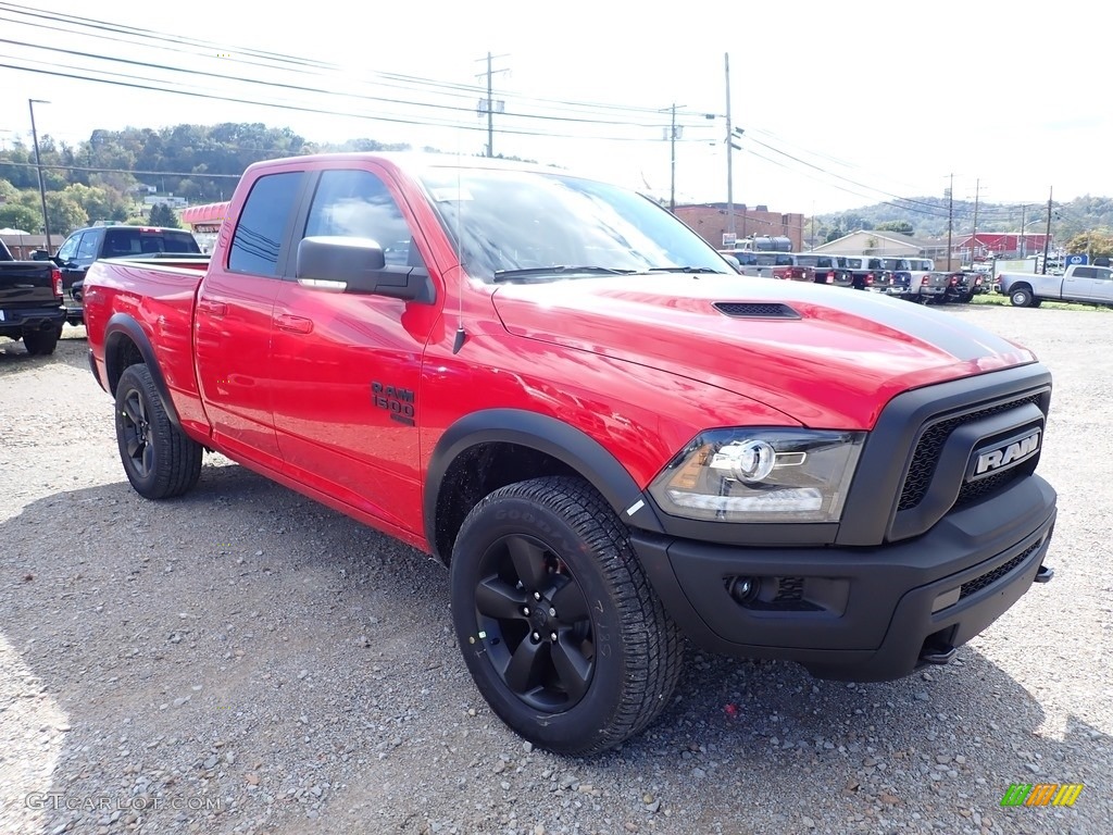 Flame Red 2019 Ram 1500 Classic Warlock Quad Cab 4x4 Exterior Photo #135701871