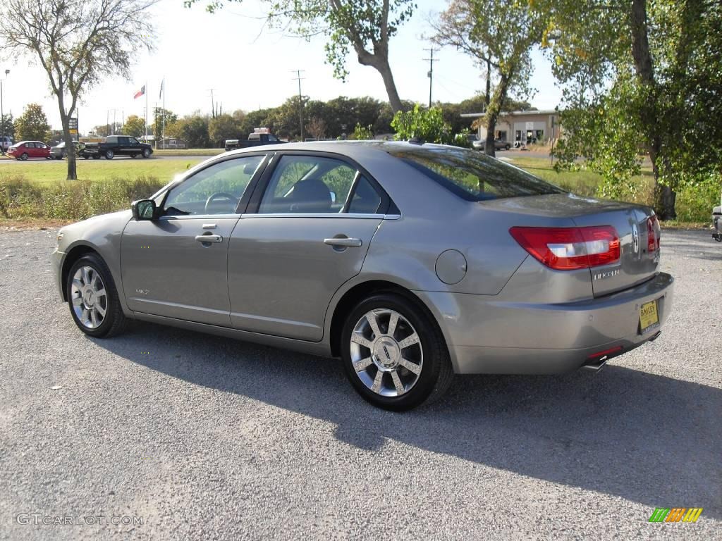 2008 MKZ Sedan - Vapor Silver Metallic / Dark Charcoal photo #3