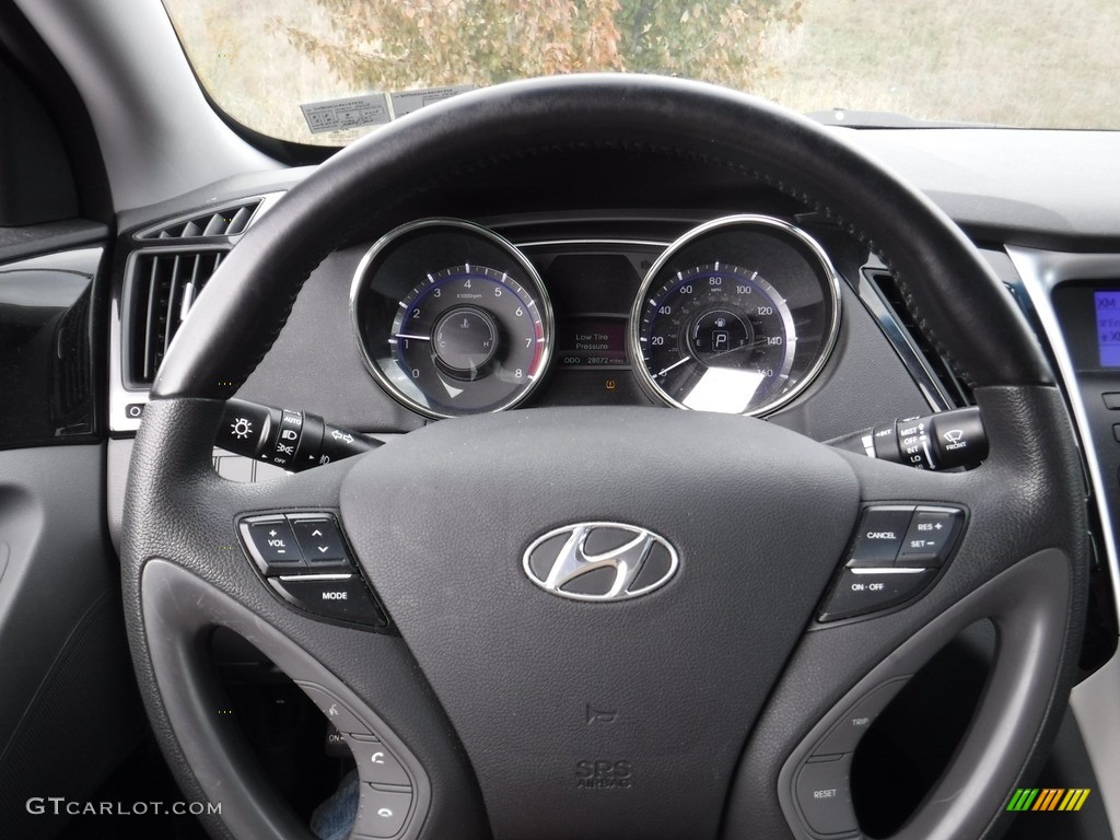 2011 Sonata Limited - Pacific Blue Pearl / Gray photo #18