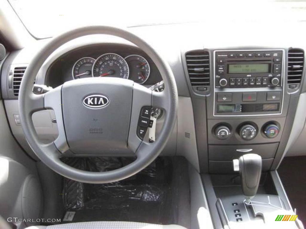 2009 Sorento LX 4x4 - Alpine Gray / Gray photo #3