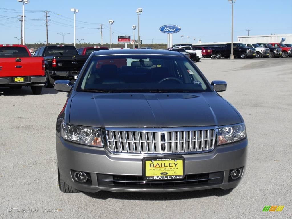 2008 MKZ Sedan - Vapor Silver Metallic / Dark Charcoal photo #6