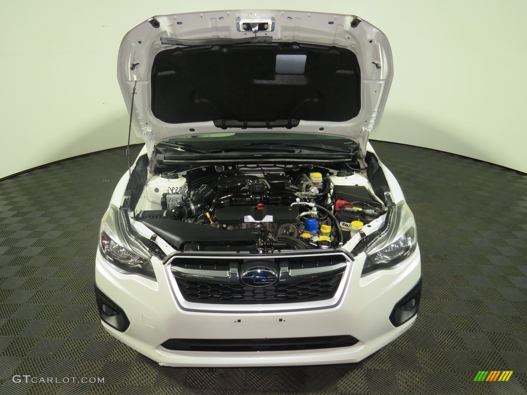 2013 Impreza 2.0i Premium 4 Door - Satin White Pearl / Ivory photo #6
