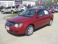 2009 Spicy Red Metallic Kia Spectra EX Sedan  photo #1