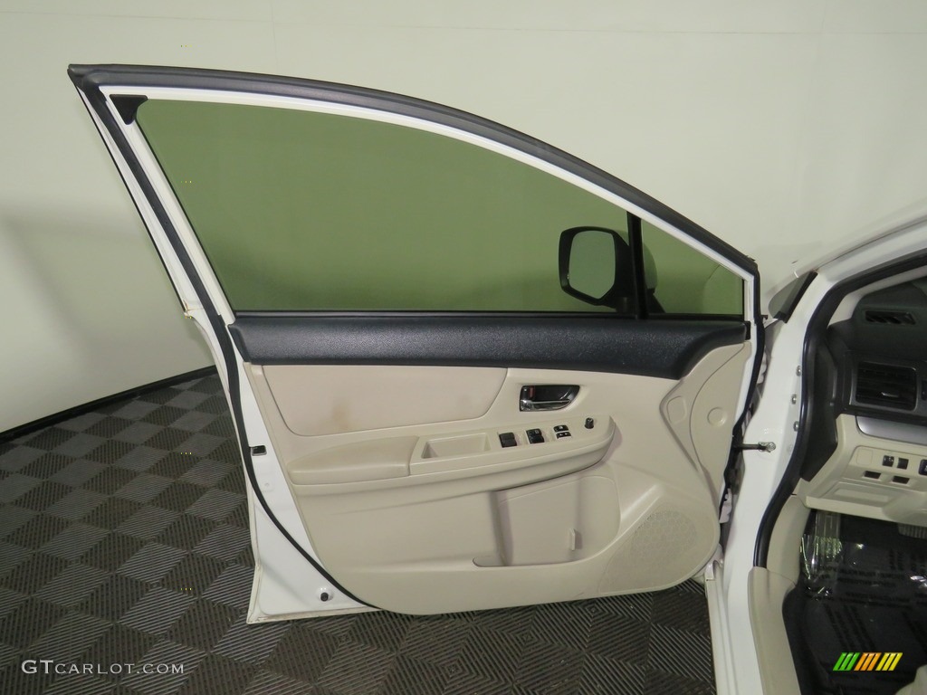 2013 Impreza 2.0i Premium 4 Door - Satin White Pearl / Ivory photo #17