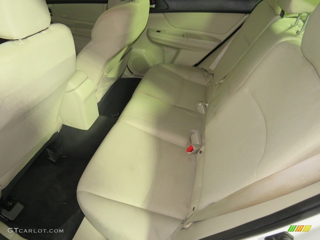 2013 Impreza 2.0i Premium 4 Door - Satin White Pearl / Ivory photo #22