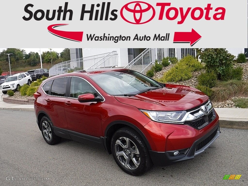 2017 CR-V EX AWD - Molten Lava Pearl / Ivory photo #1