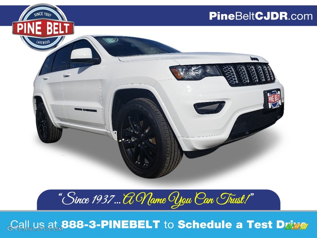 2020 Grand Cherokee Altitude 4x4 - Bright White / Black photo #1