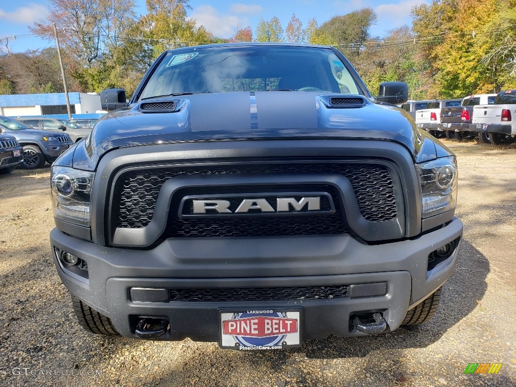 2019 1500 Classic Warlock Crew Cab 4x4 - Diamond Black Crystal Pearl / Black/Diesel Gray photo #2