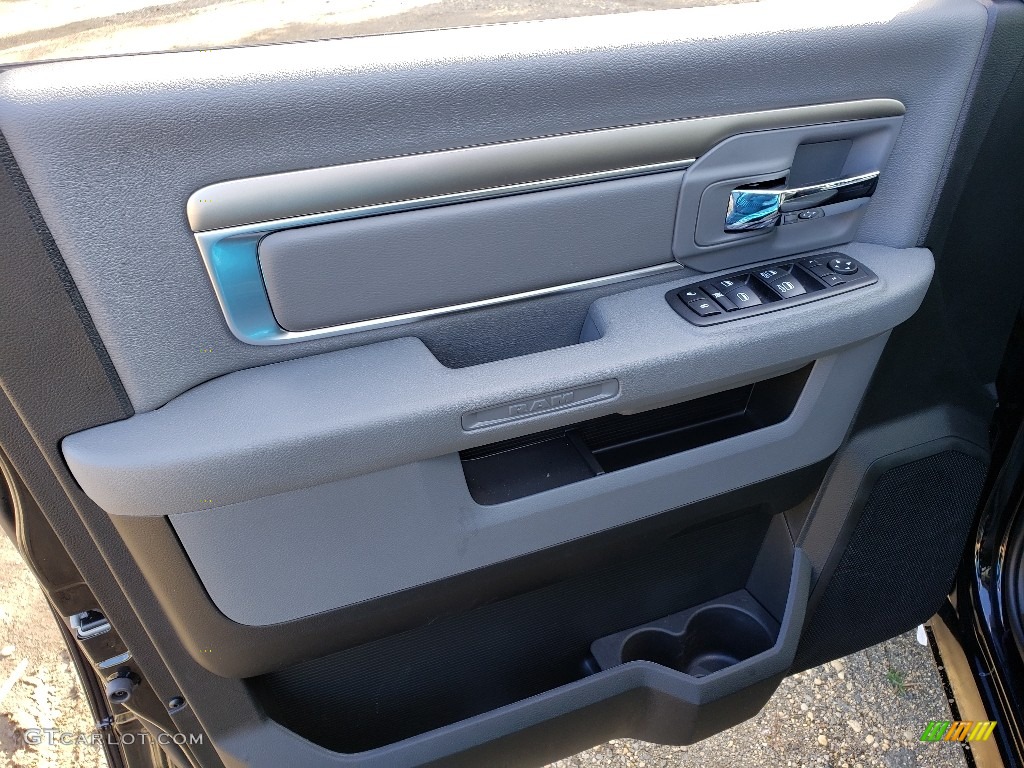 2019 1500 Classic Warlock Crew Cab 4x4 - Diamond Black Crystal Pearl / Black/Diesel Gray photo #8