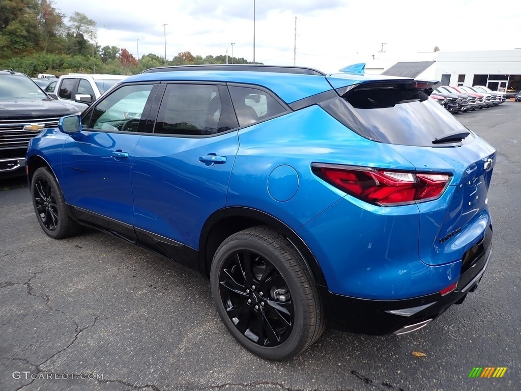 Bright Blue Metallic 2020 Chevrolet Blazer RS AWD Exterior Photo #135706866