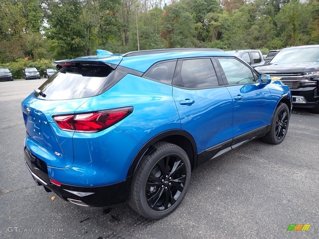 Bright Blue Metallic 2020 Chevrolet Blazer RS AWD Exterior Photo #135706908