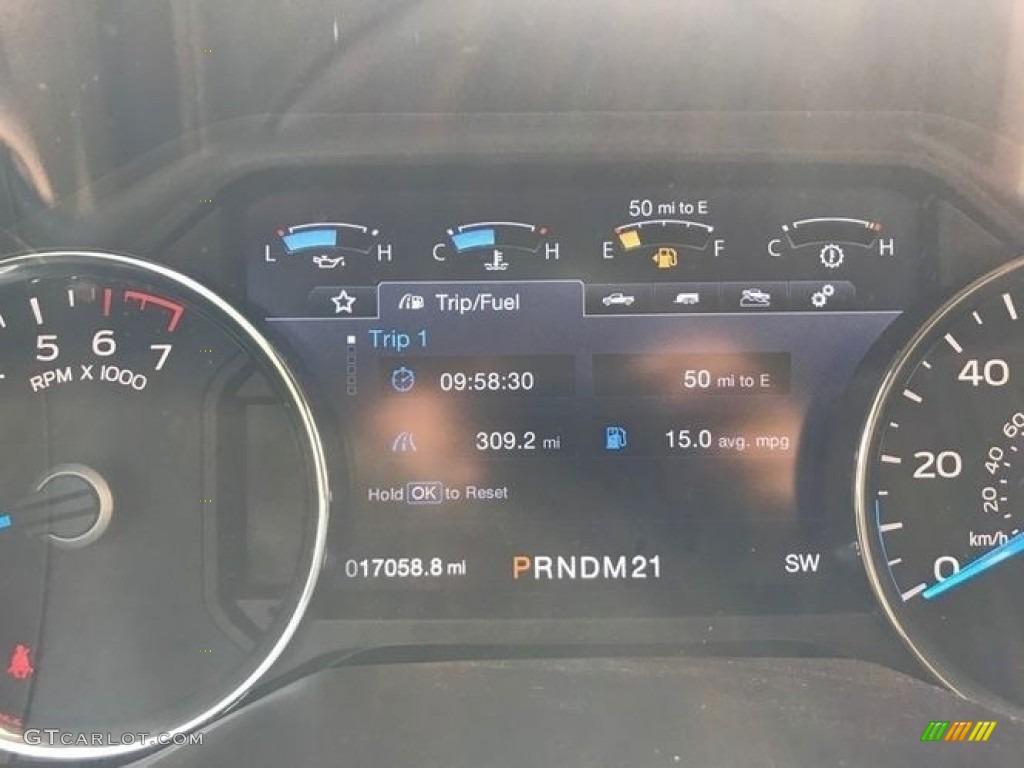 2017 F150 Lariat SuperCrew 4X4 - Ruby Red / Light Camel photo #3
