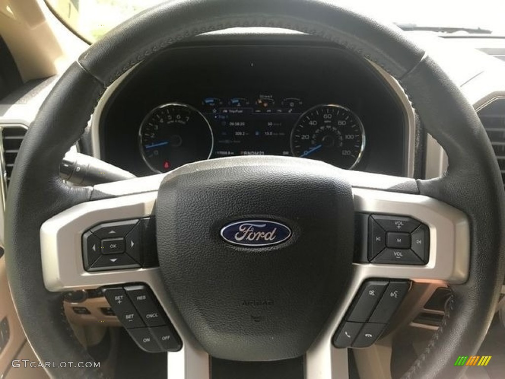 2017 F150 Lariat SuperCrew 4X4 - Ruby Red / Light Camel photo #11