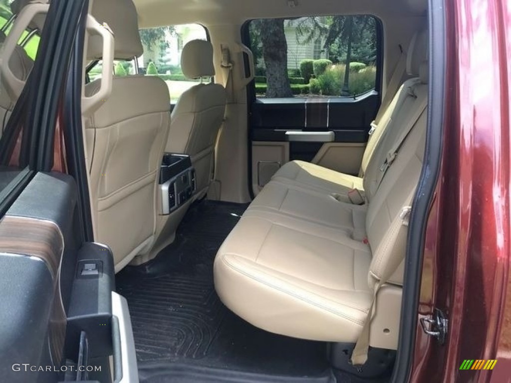 2017 F150 Lariat SuperCrew 4X4 - Ruby Red / Light Camel photo #12
