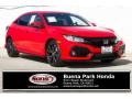 2019 Rallye Red Honda Civic Sport Hatchback  photo #1
