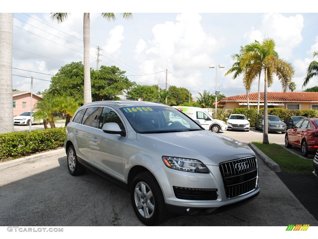 2010 Q7 3.6 Premium Plus quattro - Ice Silver Metallic / Limestone Gray photo #1