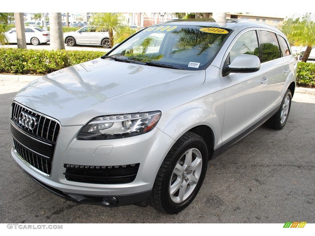 2010 Q7 3.6 Premium Plus quattro - Ice Silver Metallic / Limestone Gray photo #4