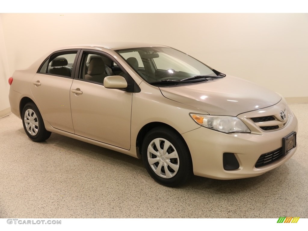 2011 Corolla LE - Sandy Beach Metallic / Bisque photo #1