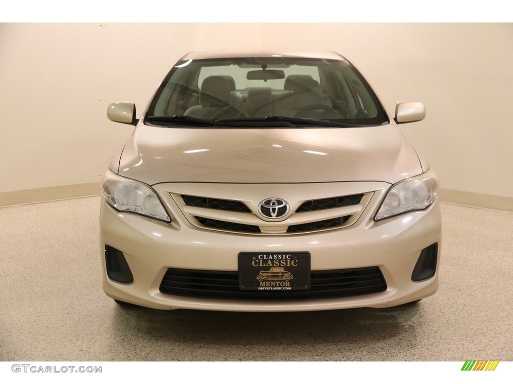 2011 Corolla LE - Sandy Beach Metallic / Bisque photo #2