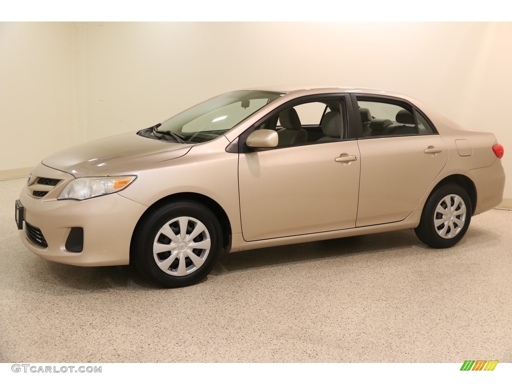2011 Corolla LE - Sandy Beach Metallic / Bisque photo #3