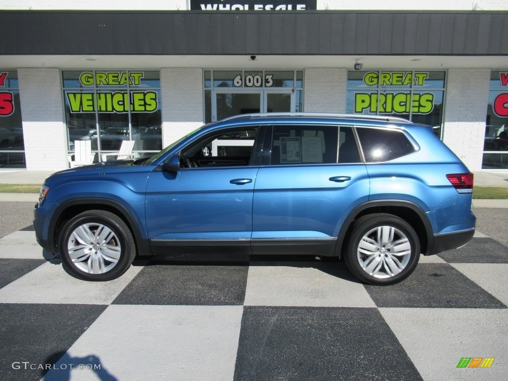 2019 Atlas SEL 4Motion - Pacific Blue Metallic / Titan Black photo #1