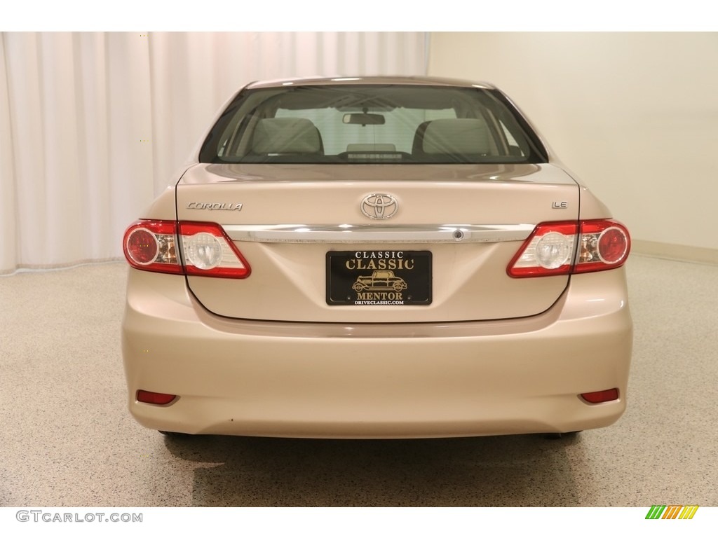 2011 Corolla LE - Sandy Beach Metallic / Bisque photo #15