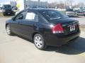 2009 Ebony Black Kia Spectra EX Sedan  photo #2