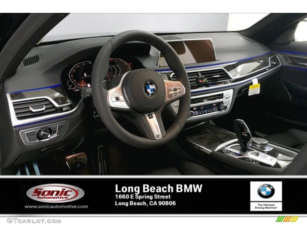 2020 7 Series 740i Sedan - Carbon Black Metallic / Black photo #4