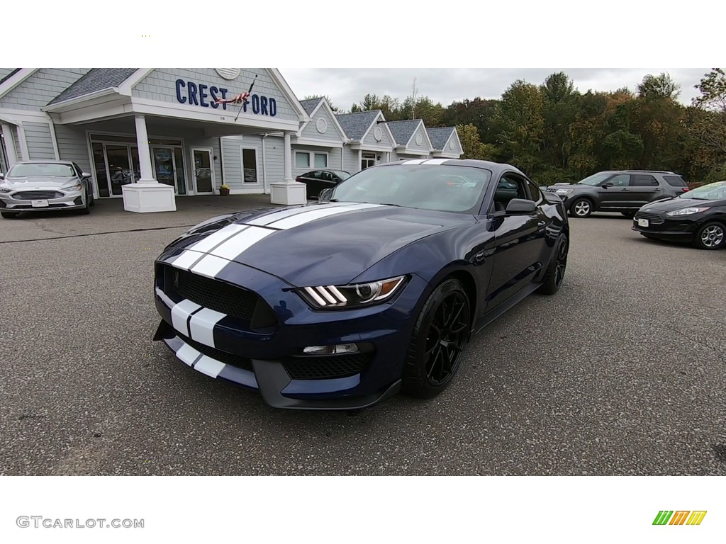 2019 Mustang Shelby GT350 - Kona Blue / GT350 Ebony Leather/Miko Suede photo #3