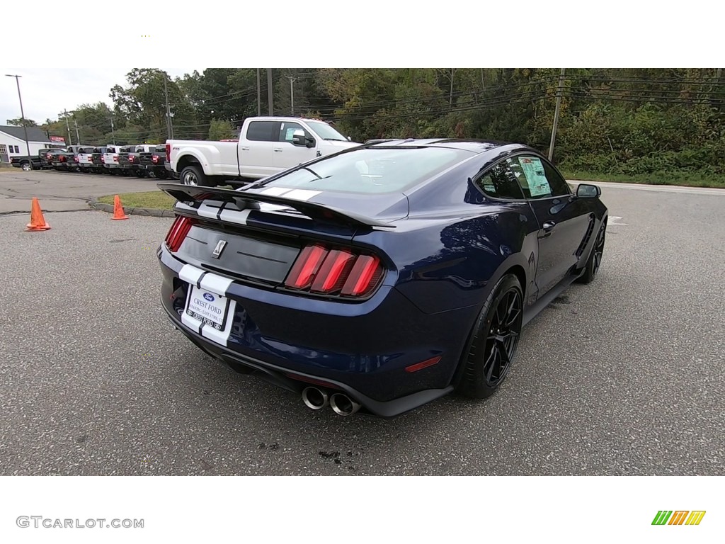 2019 Mustang Shelby GT350 - Kona Blue / GT350 Ebony Leather/Miko Suede photo #7