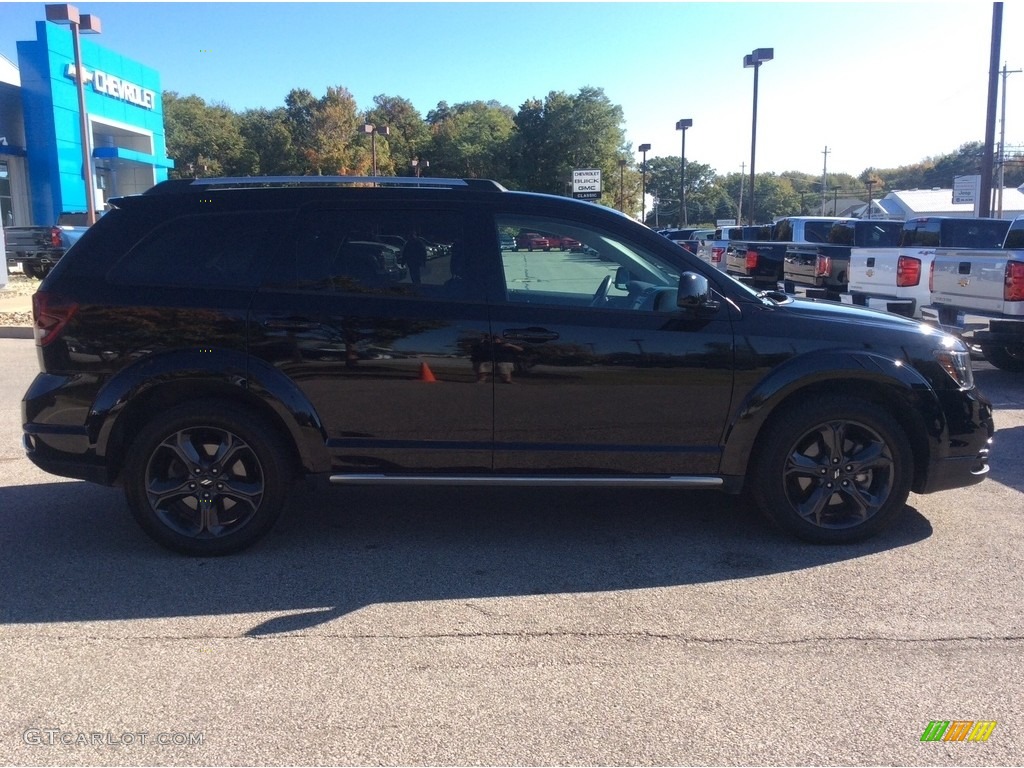 2018 Journey Crossroad AWD - Pitch Black / Black photo #10