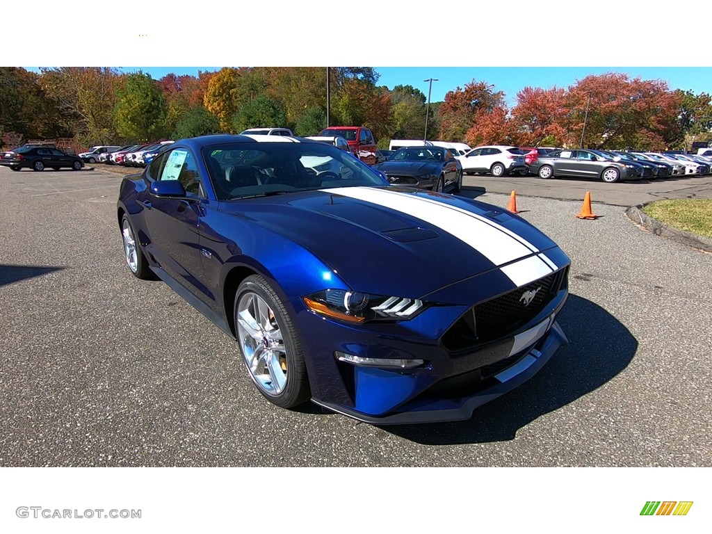 2020 Mustang GT Premium Fastback - Kona Blue / Ebony photo #1