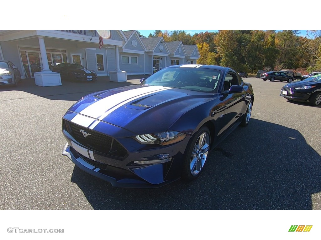 2020 Mustang GT Premium Fastback - Kona Blue / Ebony photo #3