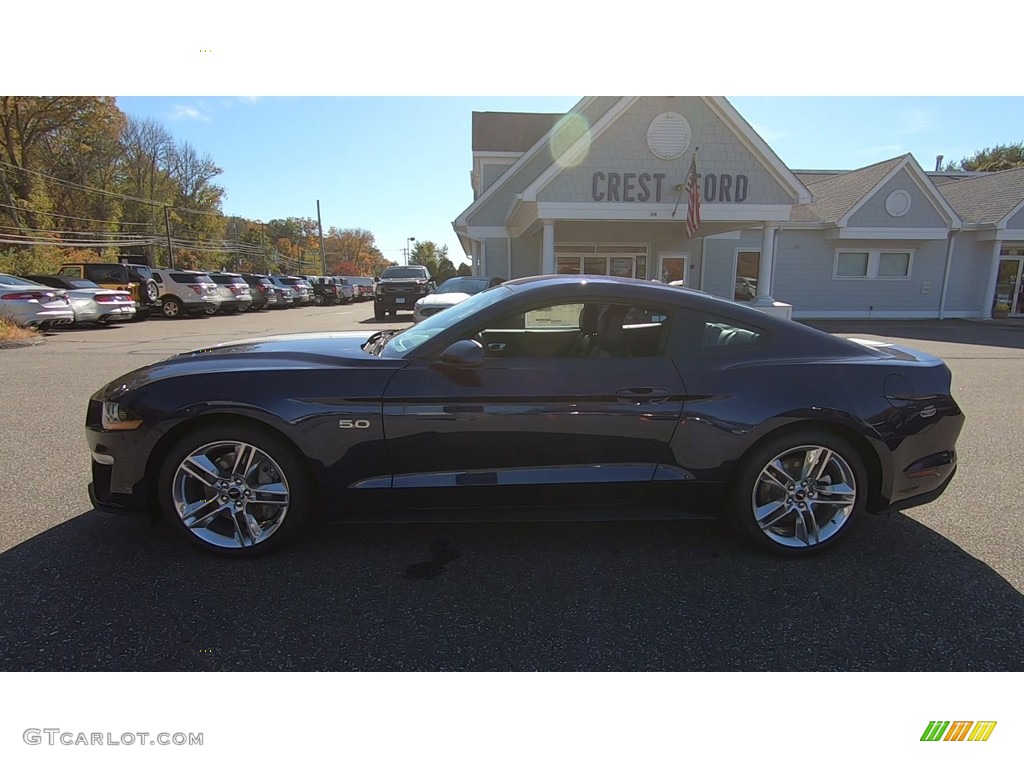 2020 Mustang GT Premium Fastback - Kona Blue / Ebony photo #4