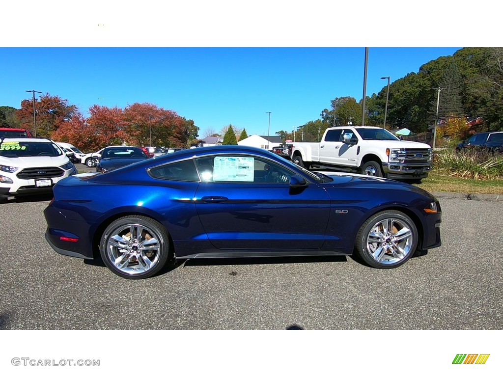 2020 Mustang GT Premium Fastback - Kona Blue / Ebony photo #8