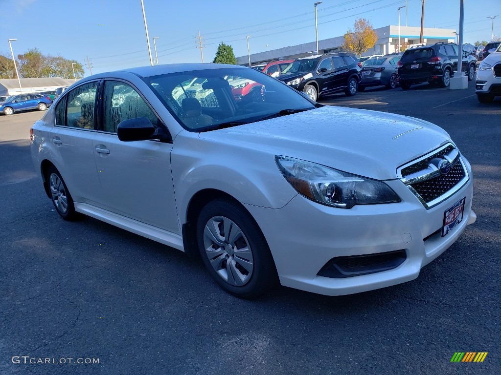2013 Legacy 2.5i - Satin White Pearl / Ivory photo #1